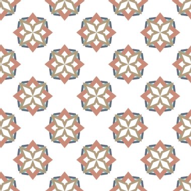 Kusursuz Vektör Deseni. Geometrik Süsleme Biçiminde Arkaplan DokusuName.