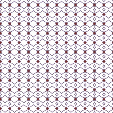 Dikişsiz geometrik süs vektör deseni. Soyut arka plan