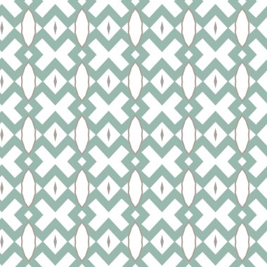 Geometrik süslemeli vektör deseni. Kusursuz tasarım dokusu.