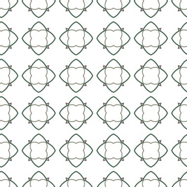 Geometrik süslemeli vektör deseni. Kusursuz tasarım dokusu.