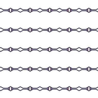 Kusursuz Vektör Deseni. Geometrik Süsleme Biçiminde Arkaplan DokusuName.