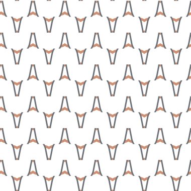 geometrik süsleme biçiminde kusursuz vektör deseni