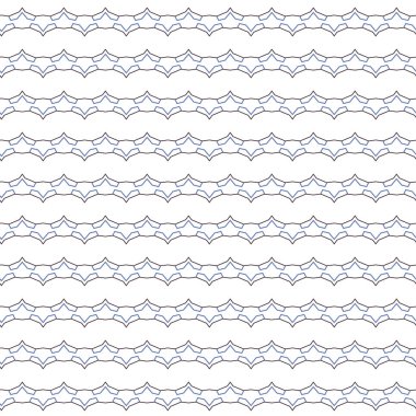 geometrik süsleme biçiminde kusursuz vektör deseni