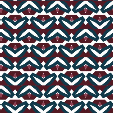 Dikişsiz geometrik süs vektör deseni. Soyut arka plan