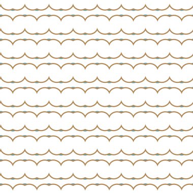 Geometrik süslemeli vektör deseni. Kusursuz tasarım dokusu.