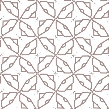 Geometrik süslemeli vektör deseni. Kusursuz tasarım dokusu.