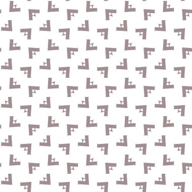 Geometrik süslemeli vektör deseni. Kusursuz tasarım dokusu.