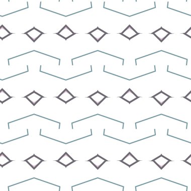 Geometrik süslemeli vektör deseni. Kusursuz tasarım dokusu.