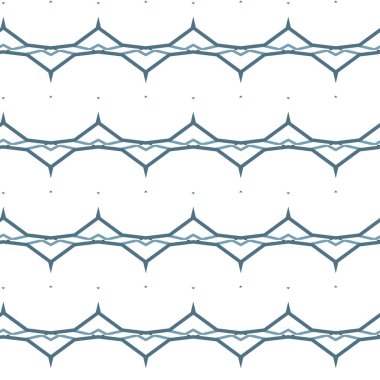 Geometrik süslemeli vektör deseni. Kusursuz tasarım dokusu.