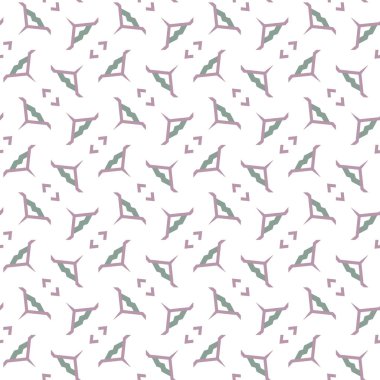 Geometrik süslemeli vektör deseni. Kusursuz tasarım dokusu.