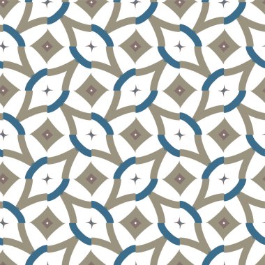 Geometrik süslemeli vektör deseni. Kusursuz tasarım dokusu.