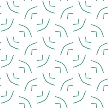 Geometrik süslemeli vektör deseni. Kusursuz tasarım dokusu.