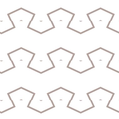 Geometrik süslemeli vektör deseni. Kusursuz tasarım dokusu.