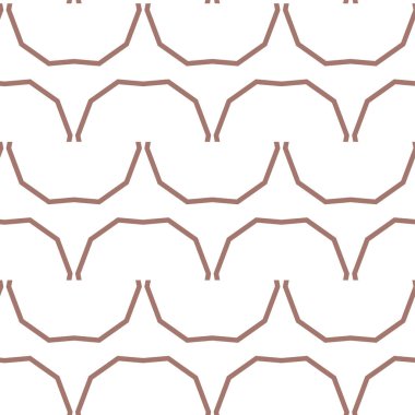 geometrik süsleme biçiminde kusursuz vektör deseni