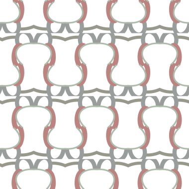 geometrik süsleme biçiminde kusursuz vektör deseni