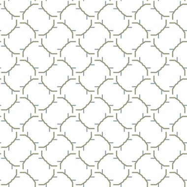geometrik süsleme biçiminde kusursuz vektör deseni