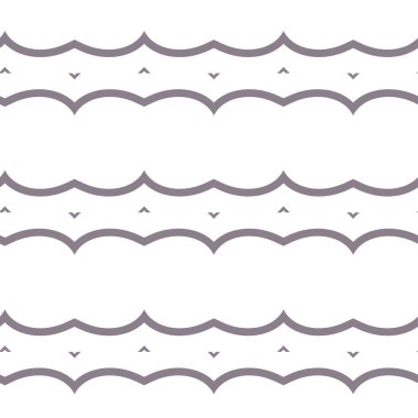 Dikişsiz geometrik süs vektör deseni. Soyut arka plan