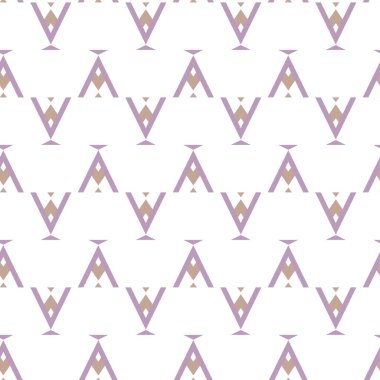 Dikişsiz geometrik süs vektör deseni. Soyut arka plan