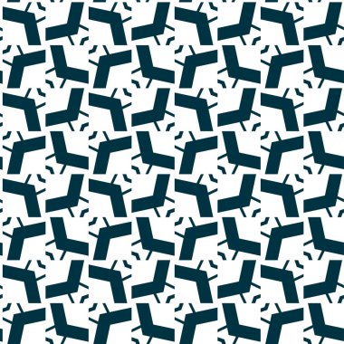 Geometrik süslemeli vektör deseni. Kusursuz tasarım dokusu.