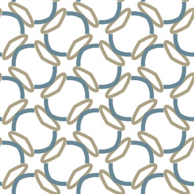 Kusursuz Vektör Deseni. Geometrik Süsleme Biçiminde Arkaplan DokusuName.