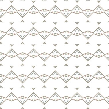 Kusursuz Vektör Deseni. Geometrik Süsleme Biçiminde Arkaplan DokusuName.