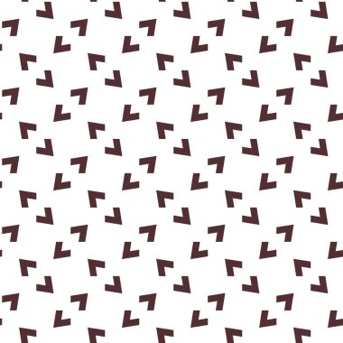 Dikişsiz geometrik süs vektör deseni. Soyut arka plan