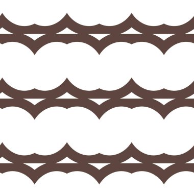 Dikişsiz geometrik süs vektör deseni. Soyut arka plan