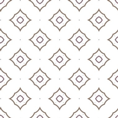 geometrik süsleme biçiminde kusursuz vektör deseni