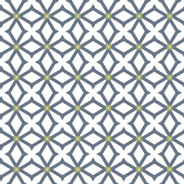 geometrik süsleme biçiminde kusursuz vektör deseni