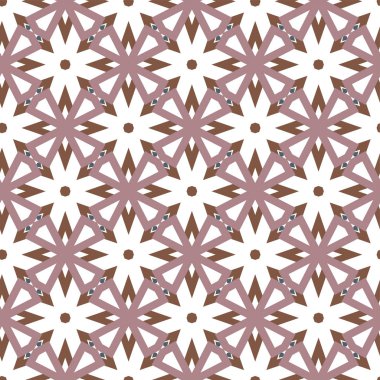 Geometrik süslemeli vektör deseni. Kusursuz tasarım dokusu.