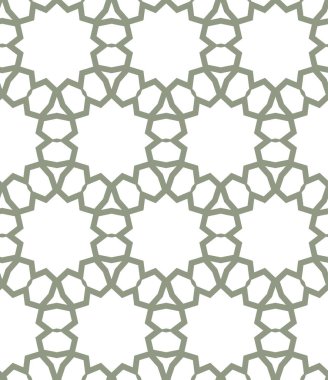 Geometrik süslemeli vektör deseni. Kusursuz tasarım dokusu.