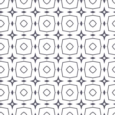 Geometrik süslemeli vektör deseni. Kusursuz tasarım dokusu.