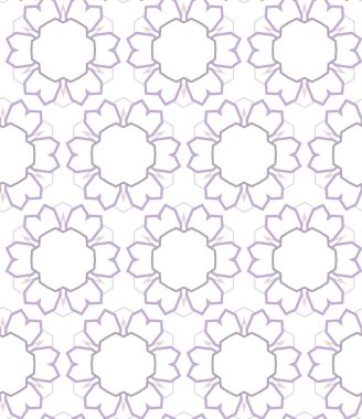 Geometrik süslemeli vektör deseni. Kusursuz tasarım dokusu.