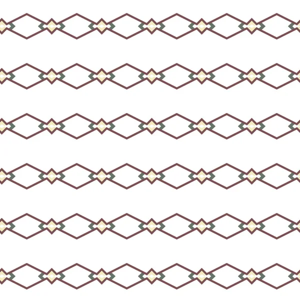 Hladký Vektorový Vzor Geometrickém Ornamentálním Stylu — Stockový vektor