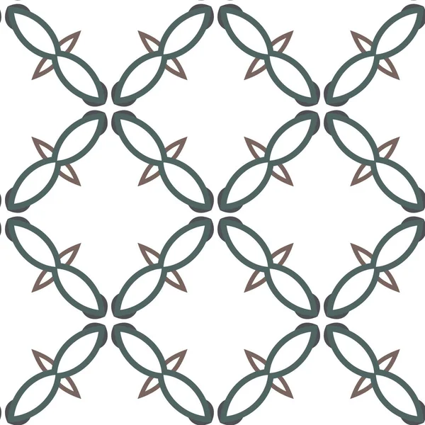 Geometrik süslemeli vektör deseni. Kusursuz tasarım dokusu.