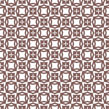Kusursuz Vektör Deseni. Geometrik Süsleme Biçiminde Arkaplan DokusuName.