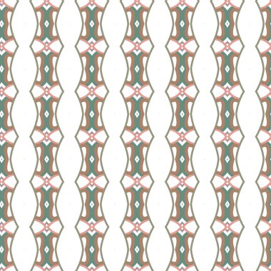 Kusursuz Vektör Deseni. Geometrik Süsleme Biçiminde Arkaplan DokusuName.