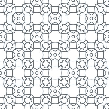 Kusursuz Vektör Deseni. Geometrik Süsleme Biçiminde Arkaplan DokusuName.