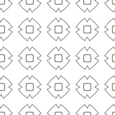 Dikişsiz geometrik süs vektör deseni. Soyut arka plan