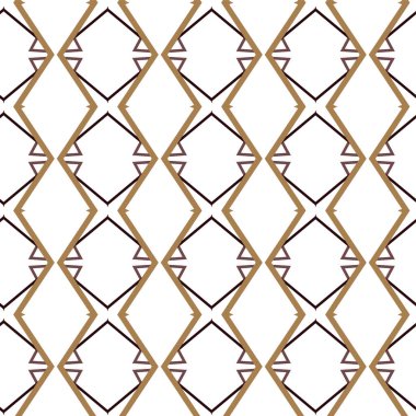 Dikişsiz geometrik süs vektör deseni. Soyut arka plan