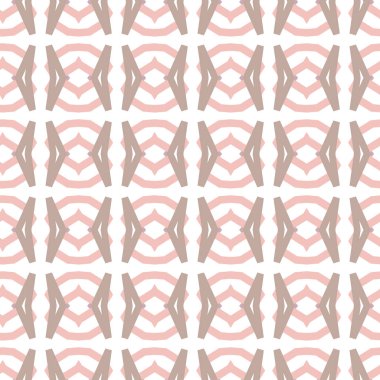 Dikişsiz geometrik süs vektör deseni. Soyut arka plan