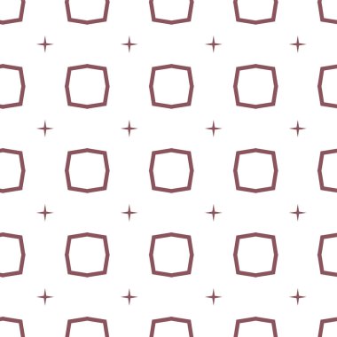 Geometrik süslemeli vektör deseni. Kusursuz tasarım dokusu.