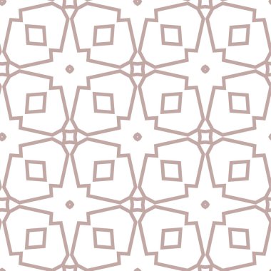 Geometrik süslemeli vektör deseni. Kusursuz tasarım dokusu.