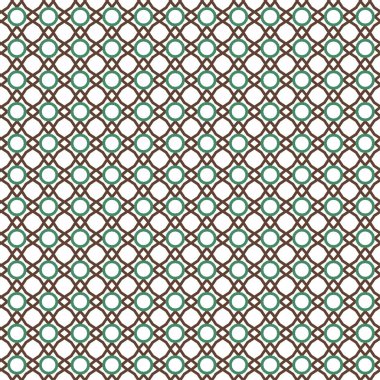 Geometrik süslemeli vektör deseni. Kusursuz tasarım dokusu.