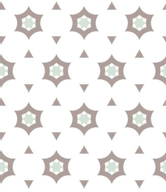 geometrik süsleme biçiminde kusursuz vektör deseni