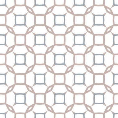 geometrik süsleme biçiminde kusursuz vektör deseni