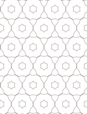 geometrik süsleme biçiminde kusursuz vektör deseni