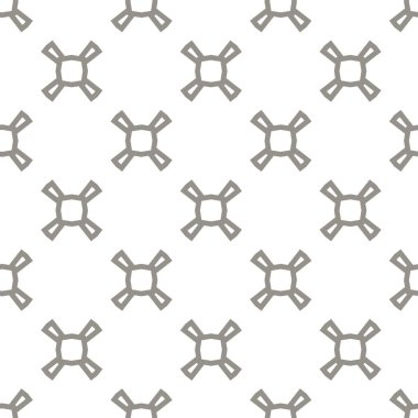 geometrik süsleme biçiminde kusursuz vektör deseni
