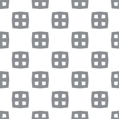 Dikişsiz geometrik süs vektör deseni. Soyut arka plan