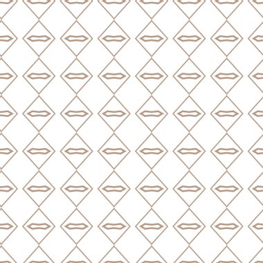 Dikişsiz geometrik süs vektör deseni. Soyut arka plan